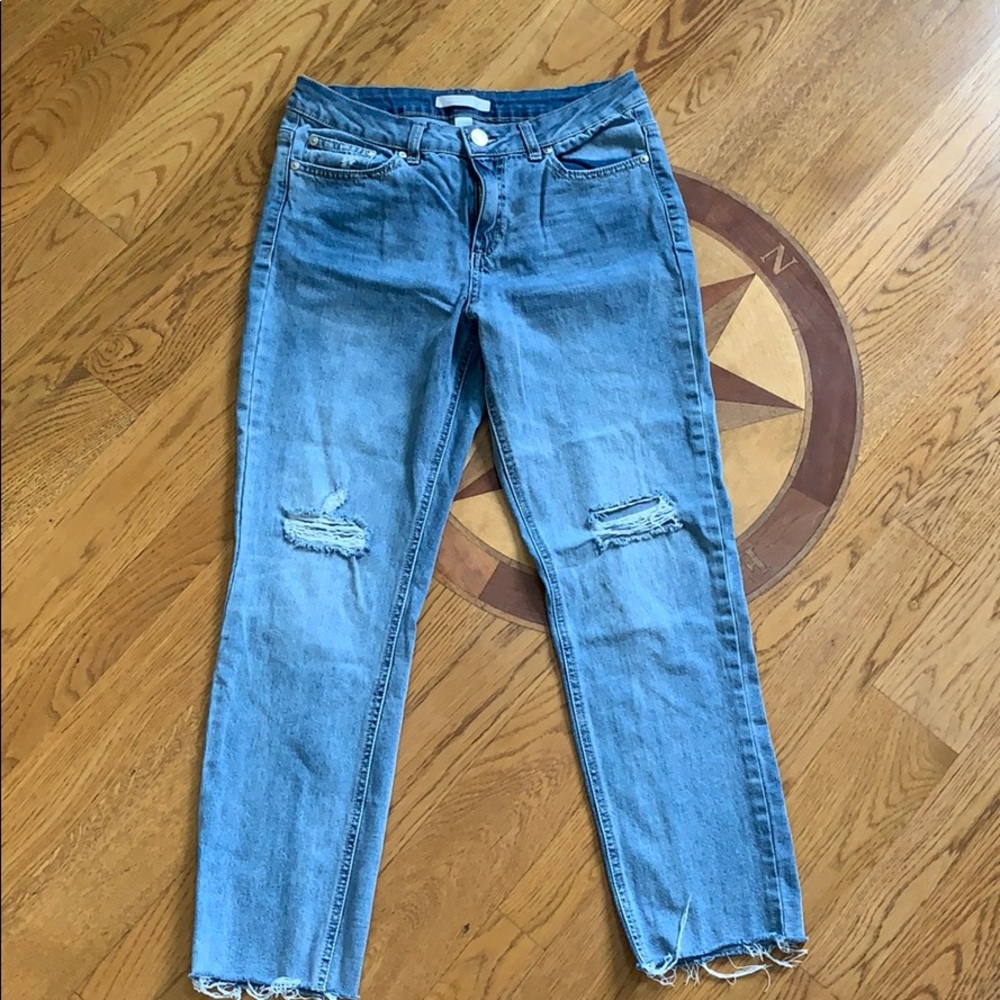 LC Lauren Conrad skinny ankle jeans, size 10